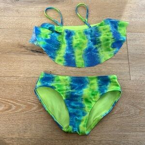 Girls Size 8 two piece swim suit